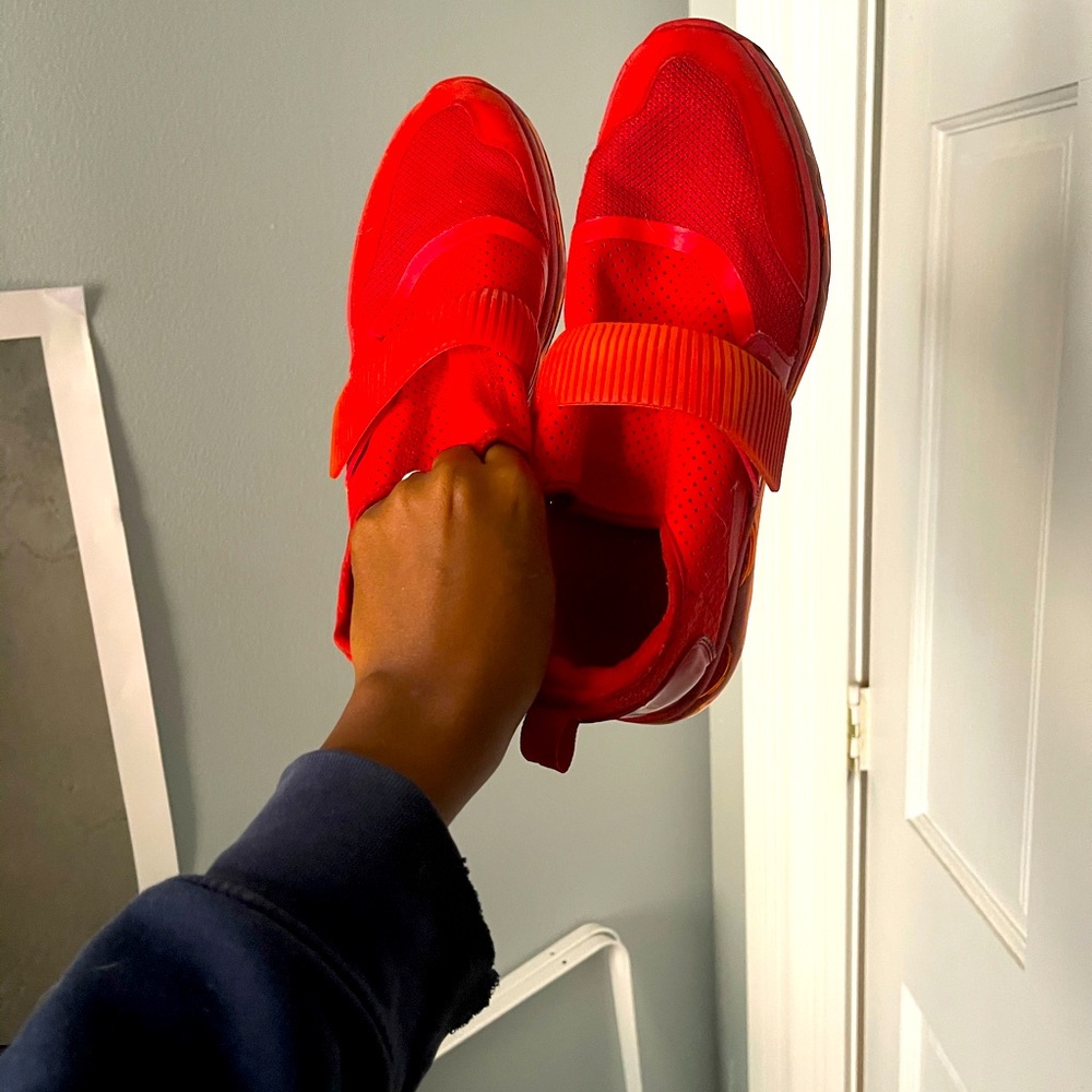 Red Moto Sneakers